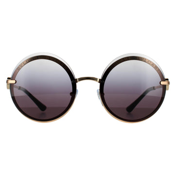 Bvlgari Sunglasses BV6149B 20148G Pink Gold Grey Gradient
