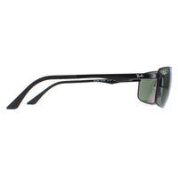 Ray-Ban Sunglasses 3498 002/9A Black Polarized Green