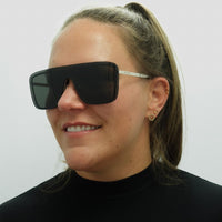 Saint Laurent Sunglasses SL 364 MASK 001 Silver Grey