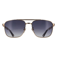 Police Sunglasses SPL890M Origins 3 0300 Shiny Rose Gold Blue Gradient
