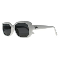 Ray-Ban Sunglasses RB4421D Bio Based 677287 Polished White Dark Grey