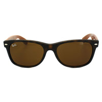 Ray-Ban Sunglasses New Wayfarer 2132 6179 Matt Havana Brown 55mm