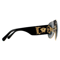 Versace Sunglasses 2150Q 100287 Gold Dark Grey