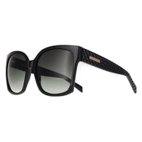 Karen Millen Sunglasses KM5059 001 Black Dark Green Gradient