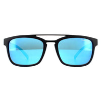 Arnette Sunglasses Baller 4248 254725 Matte Black Green Mirror Light Blue