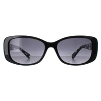Coach Sunglasses HC8168 534811 Black Crystal Mosaic Light Grey