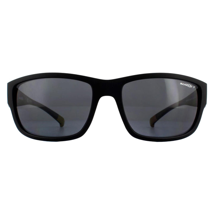 Arnette Sunglasses Bushwick 4256 01/81 Black Polarized Grey