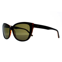 Serengeti Sunglasses Sophia 7890 Shny Black Tortoise Polarized 555nm Green Photochromic