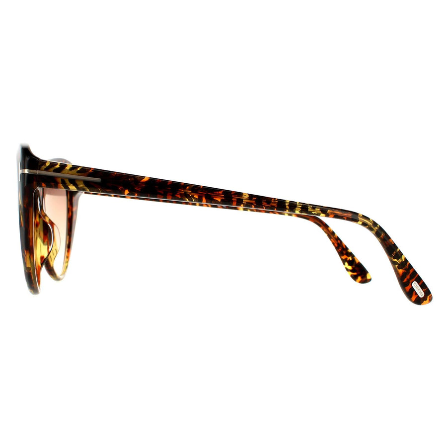 Tom Ford Sunglasses Harlow FT0869 52F Dark Havana Brown Gradient