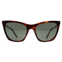 Saint Laurent Sunglasses SL 214 Kate Thin 003 Havana Grey