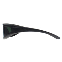 Montana Fit Over Glasses Sunglasses FO5 A Matte Black G15 Polarized