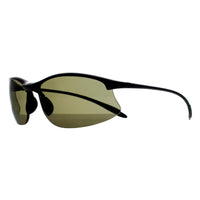 Serengeti Sunglasses Maestrale 7712 Shiny Black Polarized PhD2.0 555nm Green