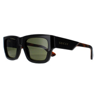 Gucci Sunglasses GG1668S 004 Dark Brown with Havana Green