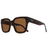 Quay Sunglasses Drive In 78611 Dark Tortoise Brown