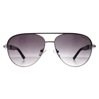 Guess Sunglasses GF0287 06B Silver Black Grey Gradient