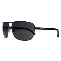 Emporio Armani Sunglasses 2033 3130/87 Ruthenium Rubber Grey