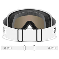 Smith Ski Goggles Tribute 1DG C1 White Red Sol-X Mirror