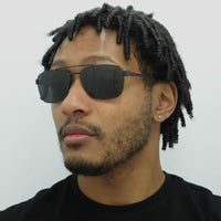 Prada Sport Sunglasses PS51US 1AB5S0 Black Grey