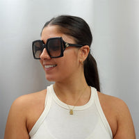 Gucci Sunglasses GG0876S 002 Dark Havana Brown Gradient