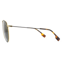 Burberry Sunglasses BE3108 1293/3 Gold and Matte Black Brown