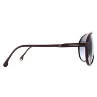 Carrera Sunglasses Champion 65 LHF/9O Burgundy Dark Grey Gradient