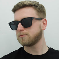 Hugo by Hugo Boss Sunglasses HG 1162/S 807 IR Black Grey Blue