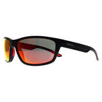 Smith Sunglasses Journey 003 UZ Matte Black Red Multilayer Mirror