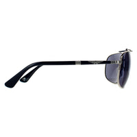 Police Sunglasses SPLD44 Origins 45 E70B Shiny Palladium Blue Blue Mirrored