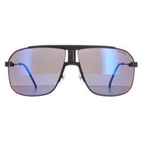 Carrera Sunglasses 1043/S 003 XT Matte Black Grey With Blue Flash Mirror
