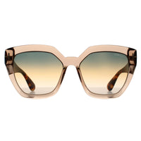 Tom Ford Sunglasses FT0939 Phoebe 45B Shiny Light Brown Blue Gradient