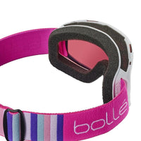 Bolle Ski Goggles Rocket BG107005 Matte White & Pink Vermillon