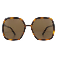 Gucci Sunglasses GG0890S 002 Havana and Gold Brown