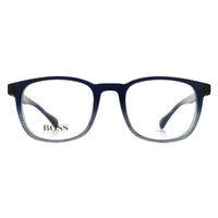 Hugo Boss Glasses Frames BOSS 1085/IT 26O Matte Blue Pattern Men