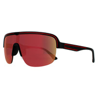 Police Sunglasses SPLB47M Arcade 3 6VPX Matte Dark Grey Multilayer Red