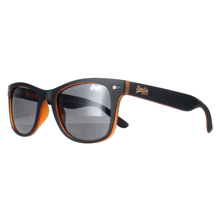 Superdry Sunglasses Rookie 104 Matte Black Orange Grey