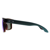 Oakley Sunglasses Holbrook OO9102-W6 Matte Black Red Colourshift Prizm Sapphire