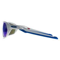 Oakley Sunglasses Plazma OO9109-10 Matte White Prizm Sapphire