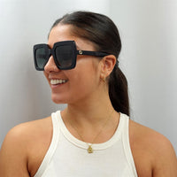 Gucci Sunglasses GG0328S 001 Black Grey Gradient