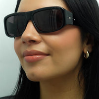 Dita Sunglasses Superflight DTS133-61-02 Black SIlver Grey Grey