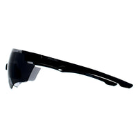 Relay Wrap Unisex Matte Black Smoke Vector Edge X2 Sunglasses