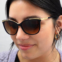 Ralph by Ralph Lauren Sunglasses 5203 109013 Black Brown Gradient