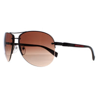 Prada Sport Sunglasses 56MS 5AV6S1 Brown Brown Gradient 65mm