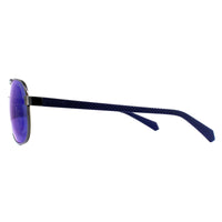 Polaroid Sunglasses PLD 2059/S KJ1 5X Dark Ruthenium Grey Blue Mirror Polarized