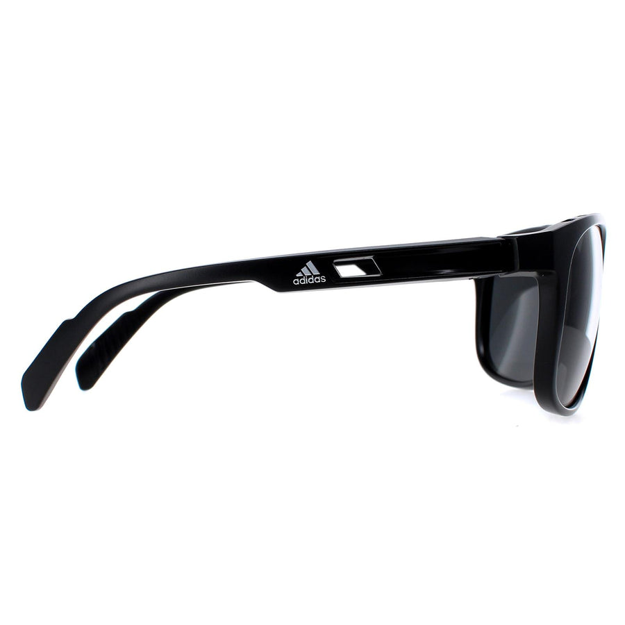 Adidas Sunglasses SP0011 01A Shiny Black Contrast Grey