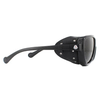 Moncler Sunglasses ML0089 01D Shiny Black Smoke Polarized