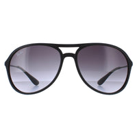 Ray-Ban Sunglasses Alex 4201 622/8G Rubber Black Grey Gradient