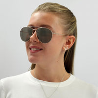 Bally Sunglasses BY0038-D 28C Cooper Gold Mirrored