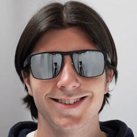 Emporio Armani Sunglasses EA2066 3001Z3 Matte Black Grey Mirror Silver Polarized