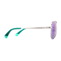 Polaroid Kids Sunglasses 8015/N/NEW 6LB 5Z Ruthenium Green Mirror Polarized