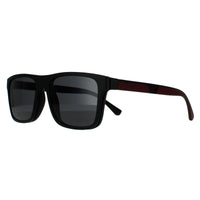 Emporio Armani Sunglasses EA4115 50421W Matte Black Clear with Sun Clip-ons